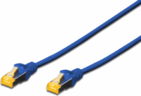 Digitus DK-1644-A-005 Premium S/FTP CAT6a Patch kábel 0.5m Kék