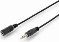 Digitus 3.5mm jack apa-anya hosszabbító kábel 1.5m Fekete
