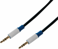 Logilink BASC15 Premium 3.5mm Jack apa-apa Audió összekötő kábel 1.5m Fekete