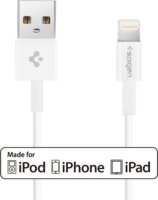Spigen Essential C10LS Apple iPhone Lightning-USB adatkábel 1m - Fehér
