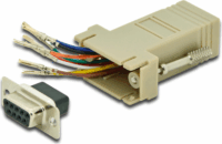 Assmann AK-610516-000-I RS232 - RJ45 (anya - anya) adapter - Bézs