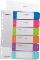 Leitz Wow A4 Maxi Nyomtatható regiszter (1-6) - Vegyes színű