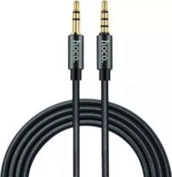 BlackBird BH211 AUX kábel 1m (3.5mm jack apa-apa) Fekete