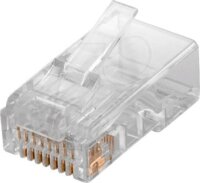 Goobay RJ45 UTP CAT6 csatlakozó Áttetsző