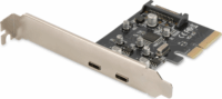 Digitus DS-30223 2x USB 3.1 Type-C Add-On PCIe portbővítő