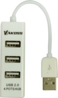 Vakoss TC-234UX USB 2.0 HUB (4-port) Fehér
