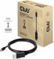 Club3D CAC-1115 Mini Displayport - Displayport 1.4 HBR3 kábel 2m Fekete