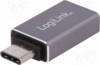 Logilink USB 3.1 C típusú apa -> B típusú anya Adapter - ezüst