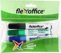 Flexoffice WB02 2.5mm Táblamarker szett - 4 szín (4 db)