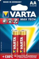 Varta MAX TECH Alkaline Cell AA Ceruzaelem (2db/csomag)