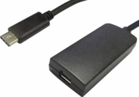 Roline 12.99.3226 USB3.1 Type C apa - miniDisplayPort anya Adapter kábel - Fekete