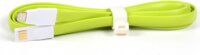 iTotal CM2641G MiniUSB - Lightning lapos töltőkábel 1m Zöld