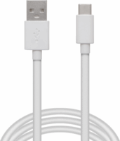 Delight 55550WH-1 USB apa - USB-C apa töltőkábel 1m - Fehér