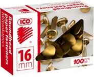 ICO 16mm Milton kapocs (100 db / csomag)