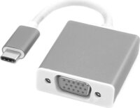 Roline USB-C apa - VGA anya adapter - Ezüst