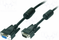 Logilink VGA hosszabbító kábel 5m Fekete