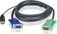 Aten 2L-5205U USB-VGA KVM kábel - 5m