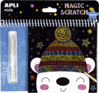 Apli "Magic Scratch Winter" Varázsfüzet téli mintákkal