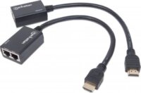 Manhattan 207386 HDMI - Cat5e/6 Hosszabbító 30 m-ig 1080p Fekete