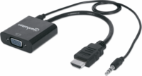 Manhattan 151559 HDMI > VGA Converter + Audio Adapter kábel Fekete