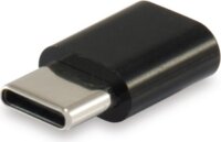 Equip 133472 USB-C -> MicroUSB átalakító apa/anya - Fekete