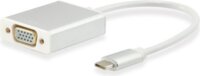 Equip 133451 USB-C -> VGA átalakító apa/anya - Fehér