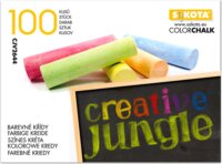 Sakota CJV2644 Creative Jungle: 100 darabos táblakréta - színes
