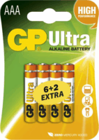 GP B19118 Ultra alkáli AAA Ceruzaelem (6+2db/blister)