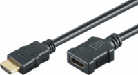 M-CAB 7200242 HDMI (apa - anya) kábel 5m - Fekete
