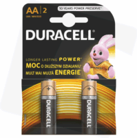 Duracell Basic (BSC) DuraLock Alkaline AA Ceruzaelem (2 db / csomag)