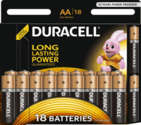 Duracell Basic (BSC) DuraLock Alkaline AA Ceruzaelem (18 db / csomag)