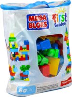 Mega Bloks 60 db klasszikus színű építőkocka táskában