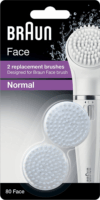 Braun Face 80 Normál arctisztító kefe (2 db / csomag)