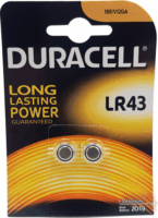 Duracell LR43 Alkaline Gombelem (2 db / csomag)