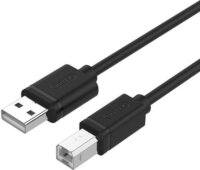 Unitek Y-C421GBK USB-A apa - USB-B apa Átalakító kábel 5m - Fekete
