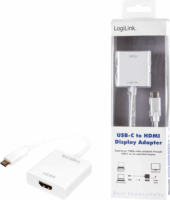 Logilink UA0236A HDMI - USB Type-C (Anya-Apa) Adapter Fehér