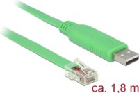 Delock 62960 USB-A - RS232 (apa - apa) kábel 1.8m - Zöld