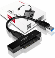 Axagon ADSA-1S6 2.5" USB 3.0 Külső HDD/SSD Ház - Szürke
