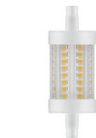 Osram 75 dim 8W R7S LED Superstar Ceruza 78mm - Meleg fehér