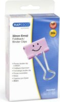 Rapesco "Emoji" Bindercsipesz 32 mm - rózsaszín (20 db)