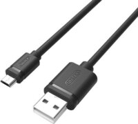 Unitrek Y-C454GBK USB2.0 A apa - MicroUSB-B apa Adatkábel 0.5m - Fekete
