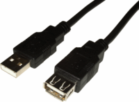 nBase USB2.0 A-A hosszabitó kábel 3m - Fekete