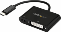 Startech USB-C apa - DVI anya Adapter - Fekete
