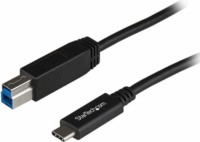 Startech USB31CB1M USB-C - USB-B (apa - apa) kábel 1m - Fekete