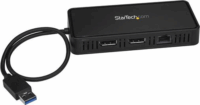 Startech USBA2DPGB USB 3.0 Dokkoló - Fekete