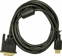 Akyga AK-AV-11 AV kábel DVI- D apa - HDMI 1.4 apa 1.8m Fekete