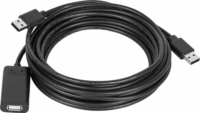 Unitek Y-279 USB 2.0 Aktív hosszabbító kábel 20m - Fekete