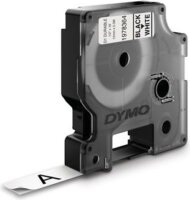 Dymo D1 Feliratozógép szalag 12 mm x 5,5 m - Fehér-fekete