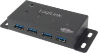 LogiLink UA0149 USB 3.0 HUB (4 port) Fekete