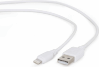 Gembird CC-USB2-AMLM-W-1M USB2.0 apa - Lightning Adat- és töltőkábel 1m - Fehér